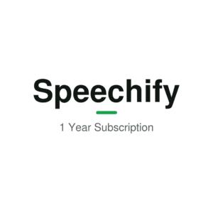 Speechify 1 Year Subscription