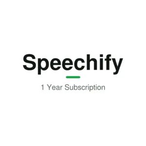 Speechify 1 Year Subscription